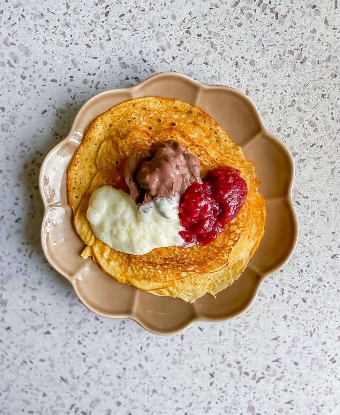 Tunna proteinpannkakor