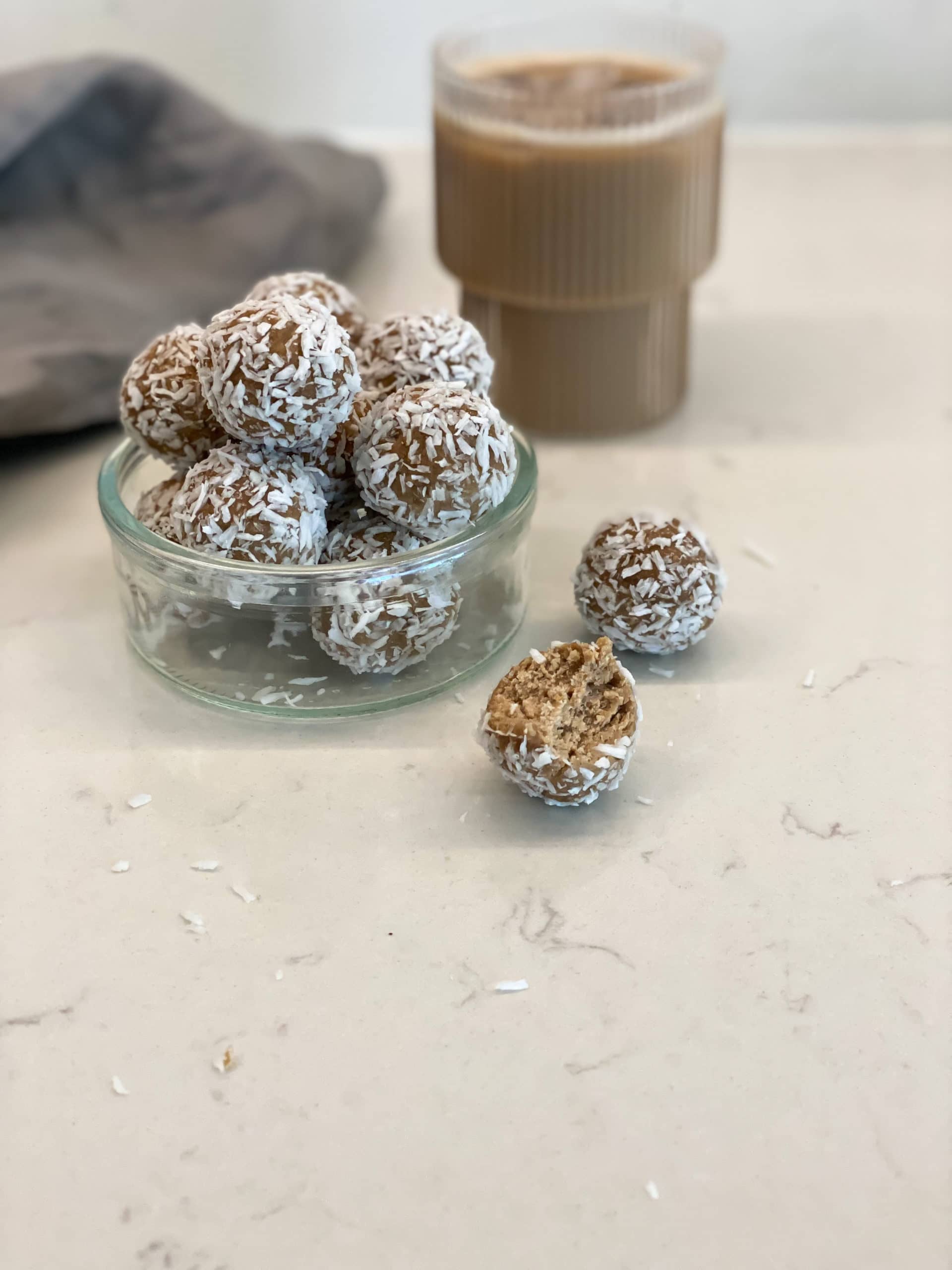 Proteinbollar med smak av cappuccino
