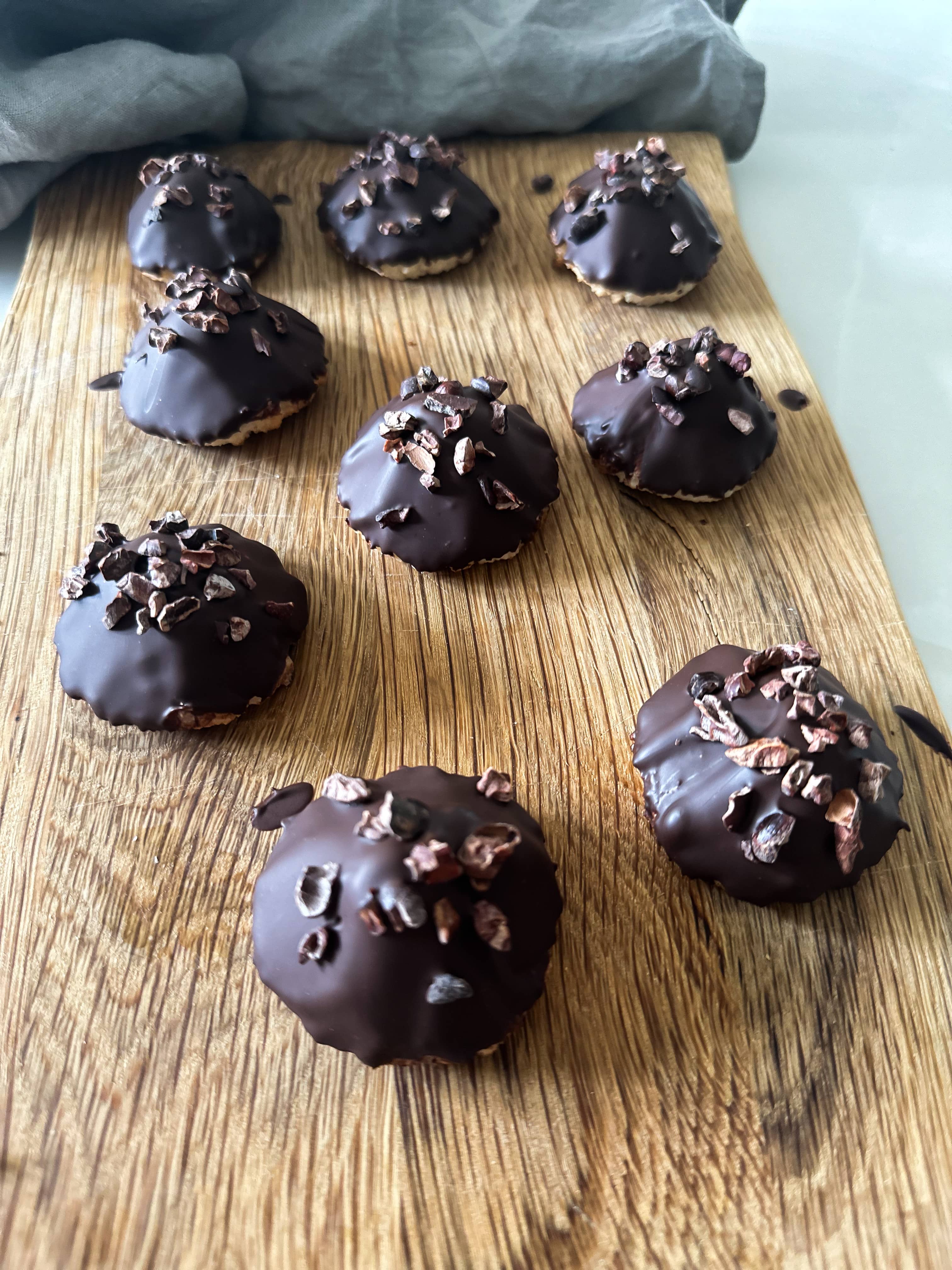 Proteinrika chokladbiskvier kasein kladdkaka