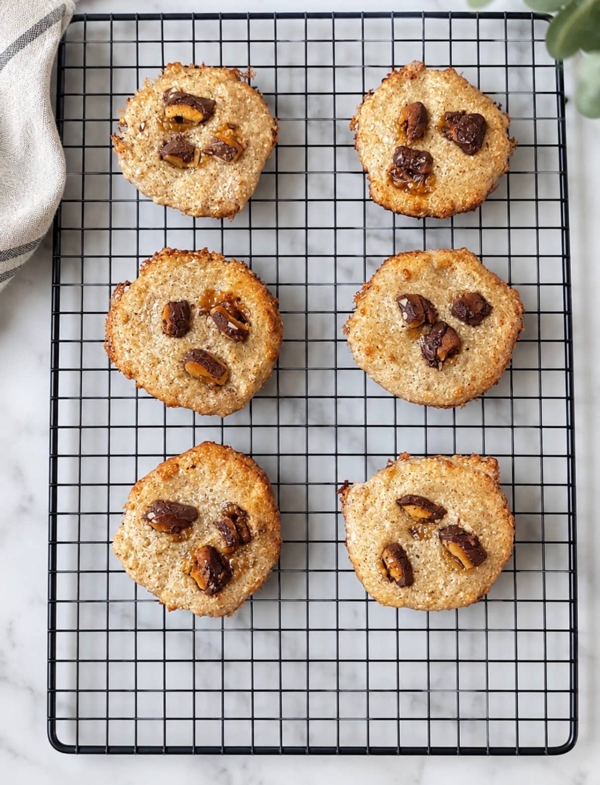 Proteinrika chocolate chip cookies