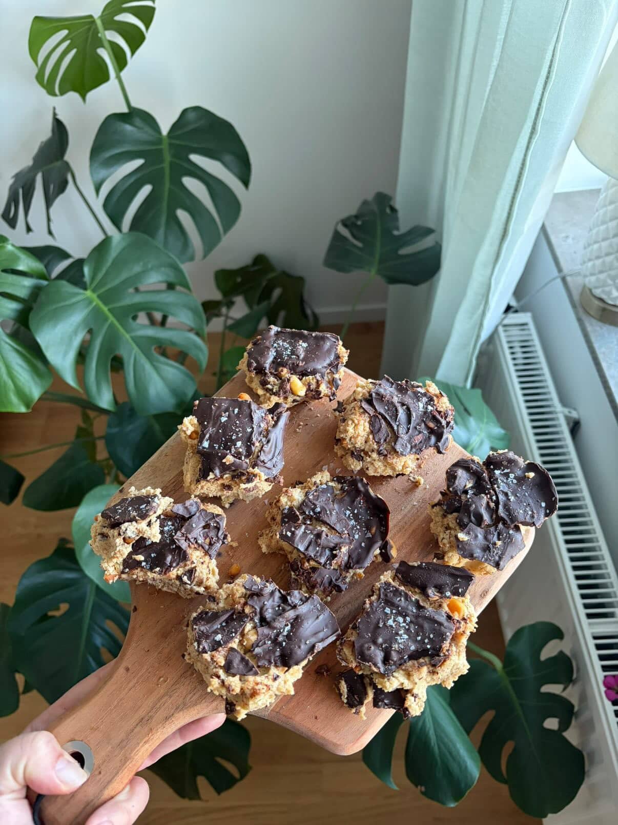 Cookie dough proteinbars kasein vaniljdrömmar 
