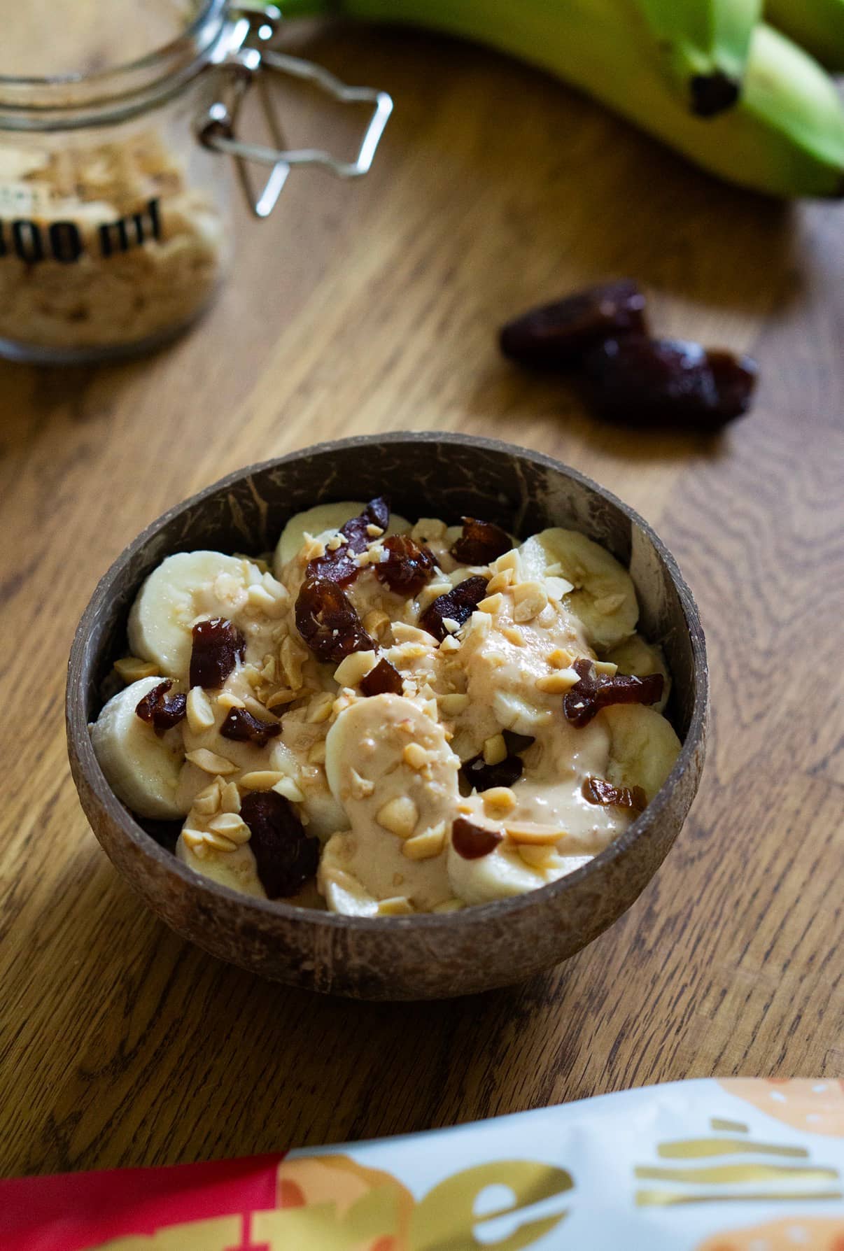 Proteinrik sticky toffee overnight oats