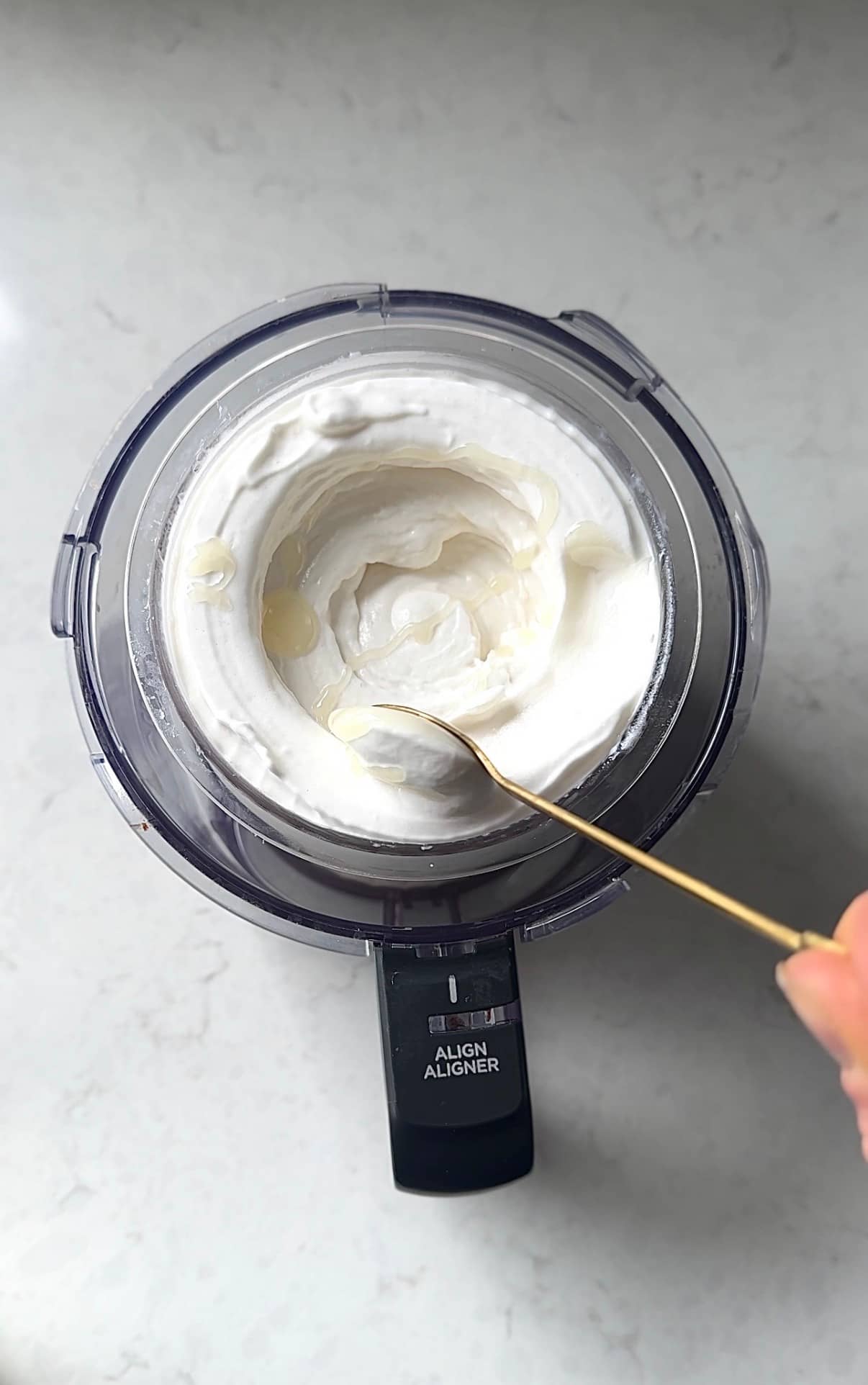 Proteinrik mjukglass i Ninja Creami kasein mjukglass