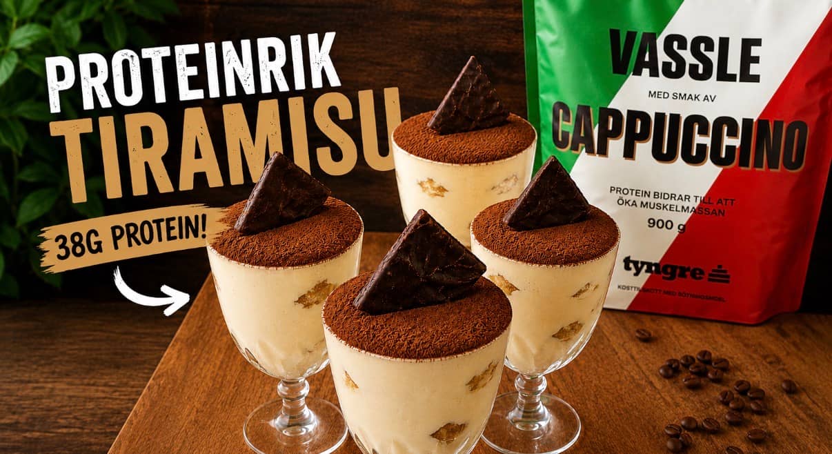 Proteinrik tiramisu