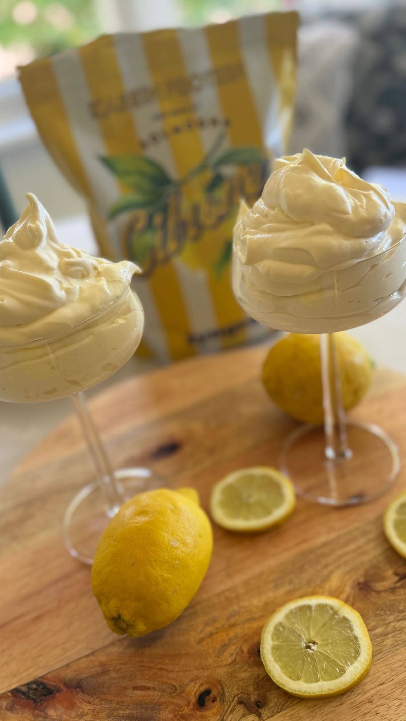 Kaseinfluff med citron