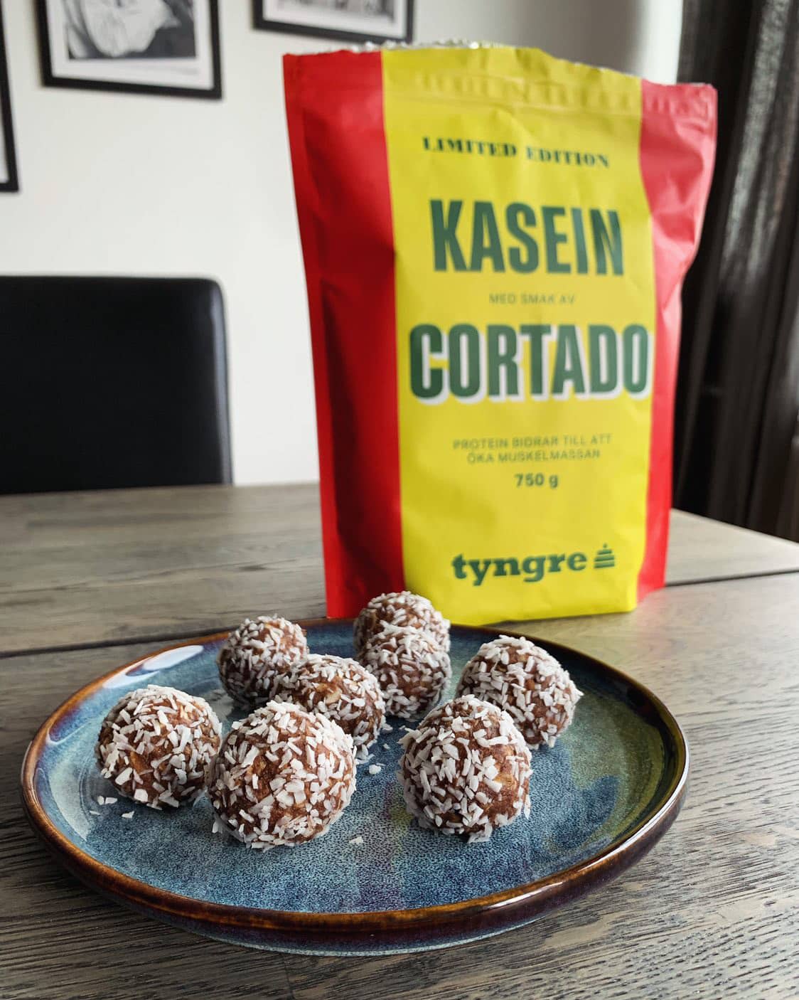 Proteinrika choklad- och kaffebollar 