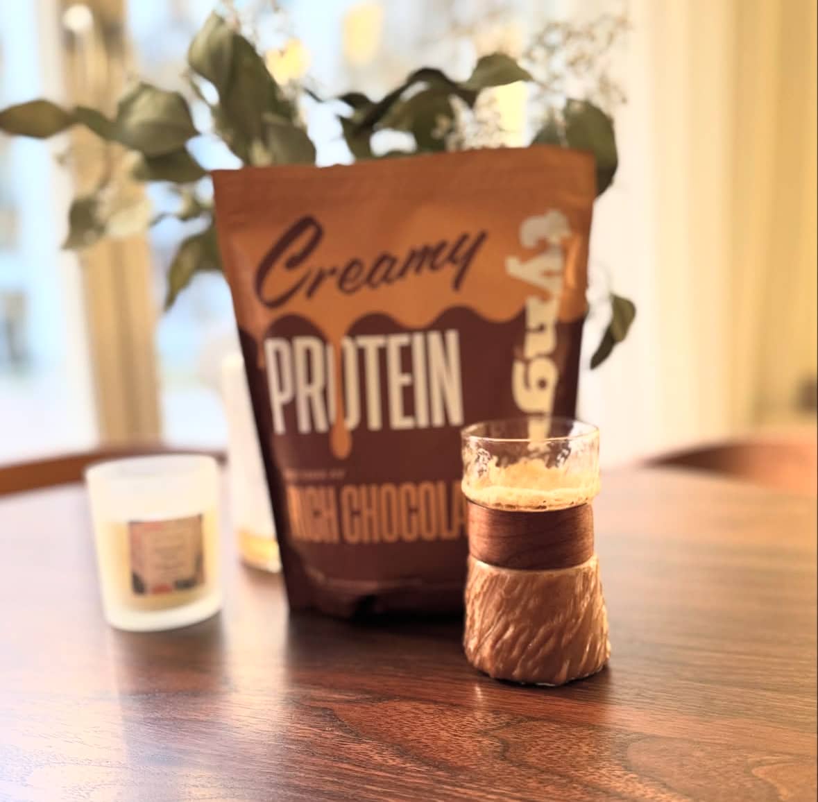 Proteinrikt och lyxigt chokladkaffe