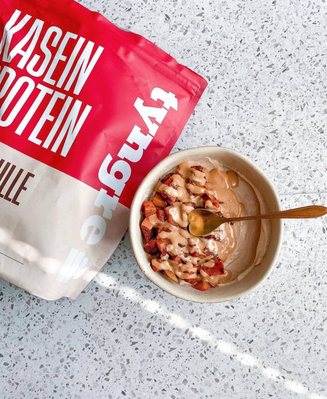 Overnight oats med smak av kanelbulle