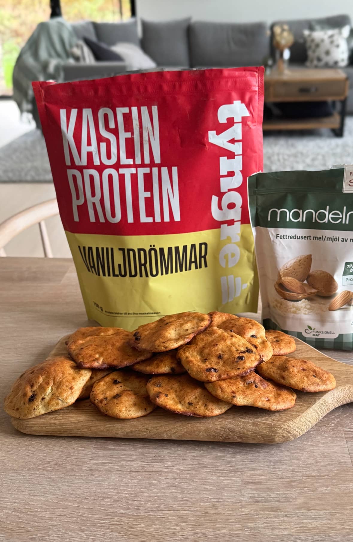 Proteinrika banancookies 