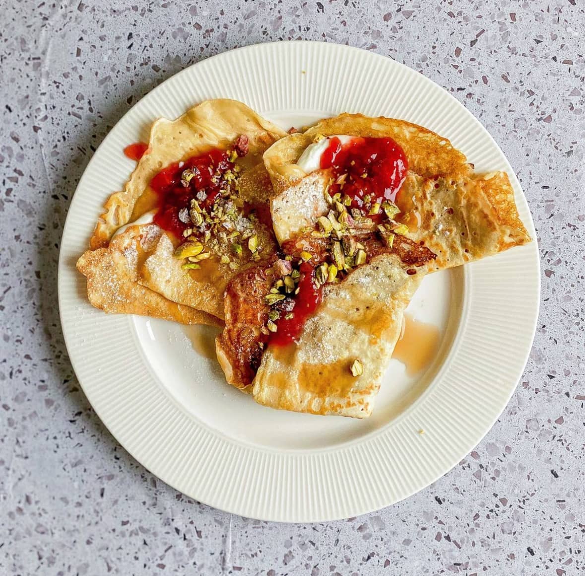 Tunna och frasiga proteinpannkakor