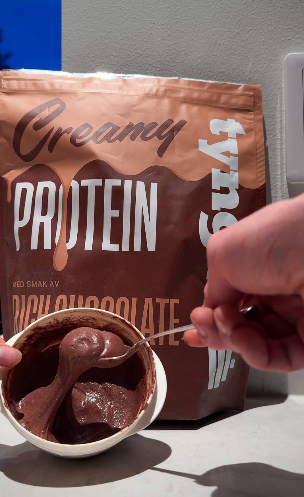 Proteinrik chokladkräm på tre ingredienser