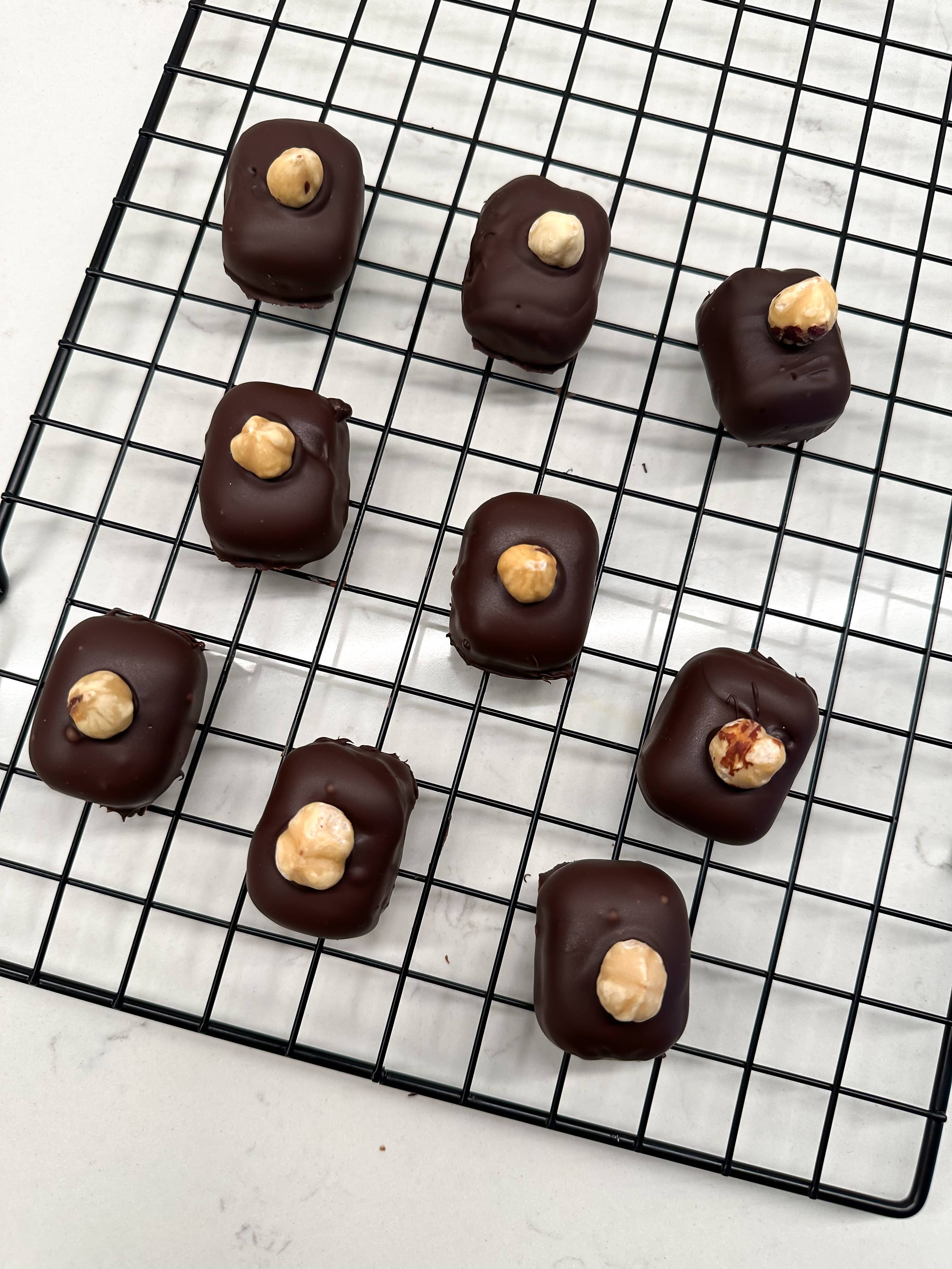 Proteinrika praliner med nougat