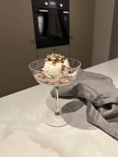 Proteinrik och snabb "semmelglass"