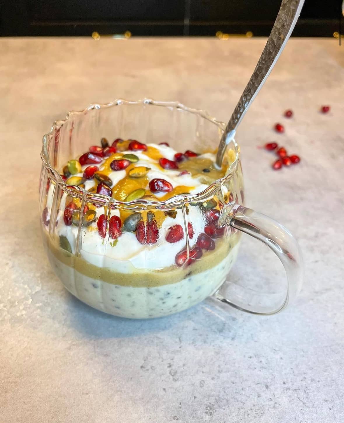 Overnight oats med smak av semla
