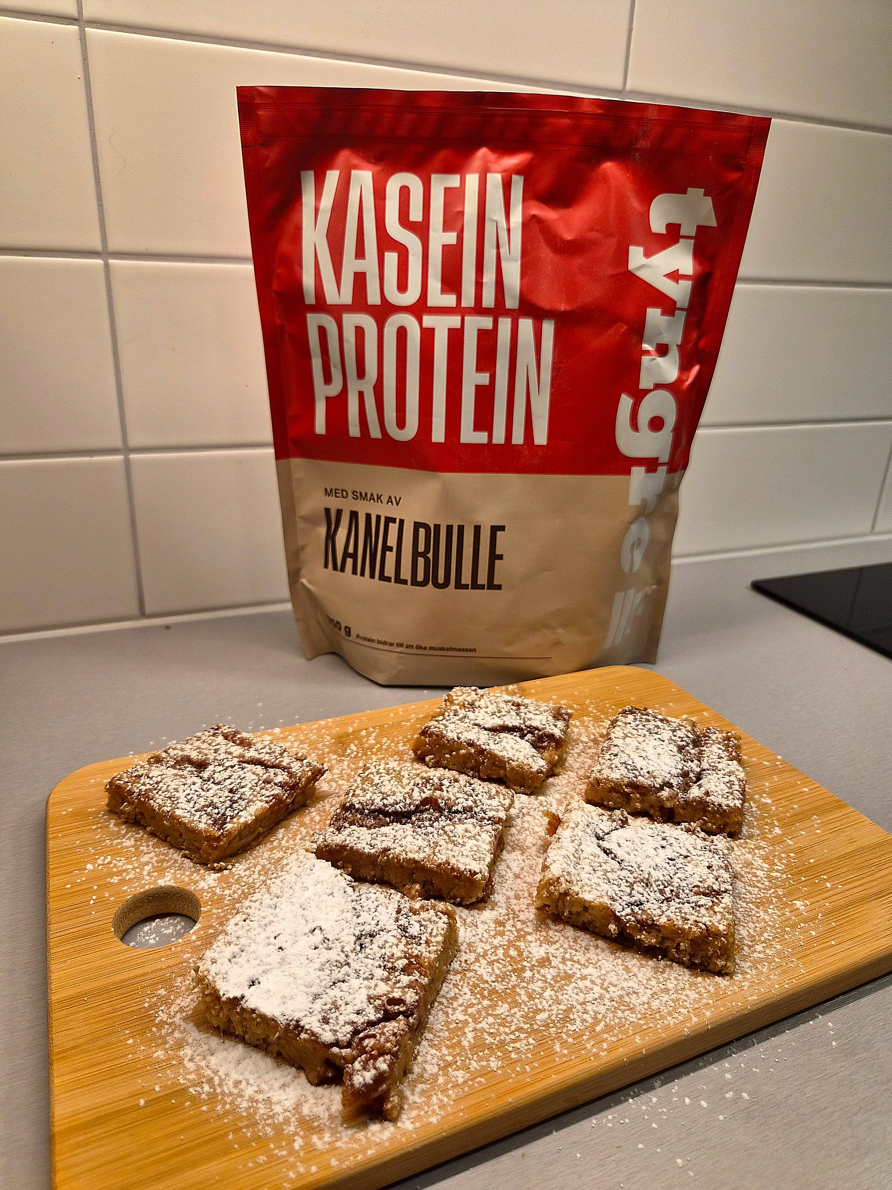 Proteinrika kanelbullerutor