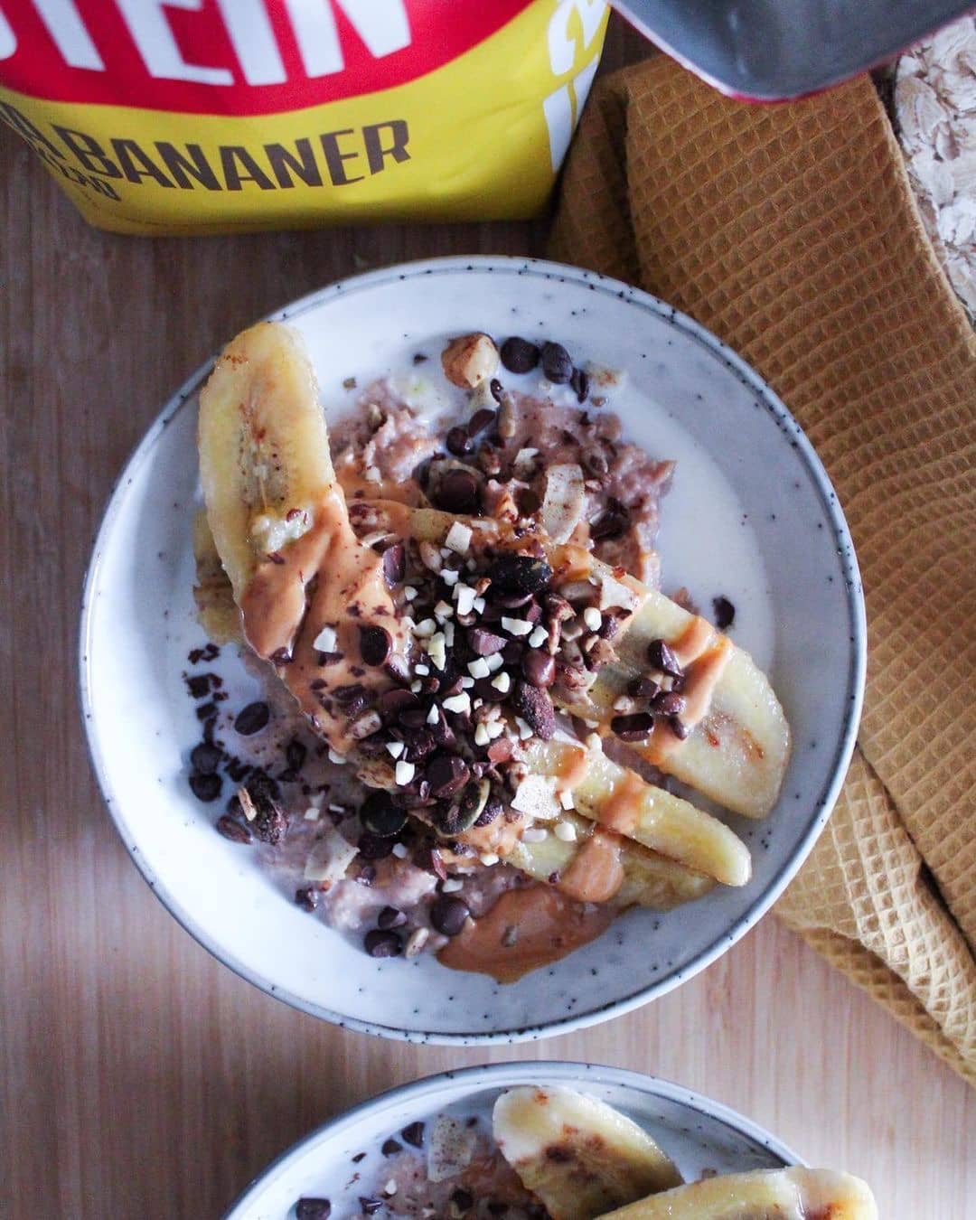 Proteingröt med banan
