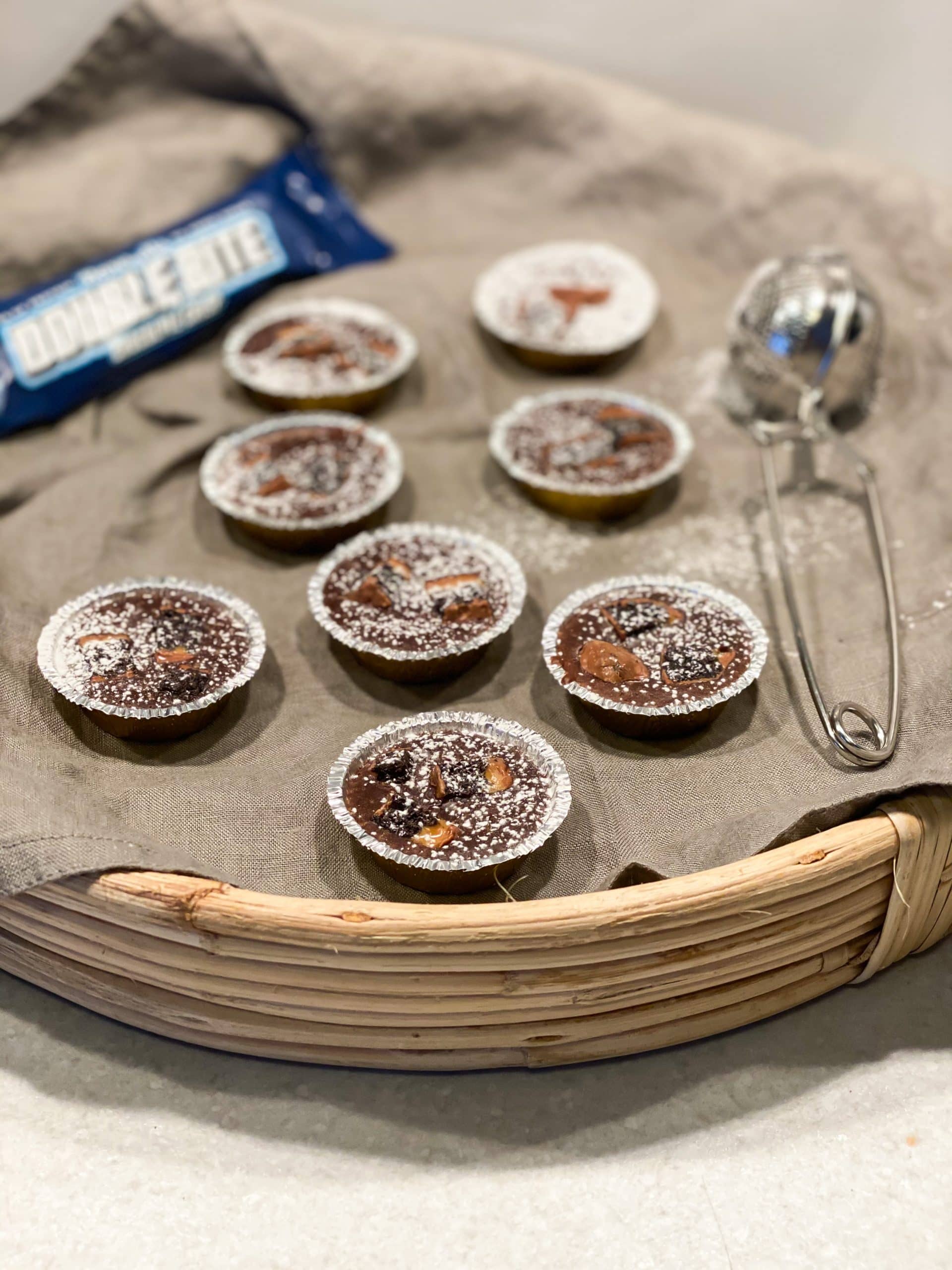 Kladdkakemuffins