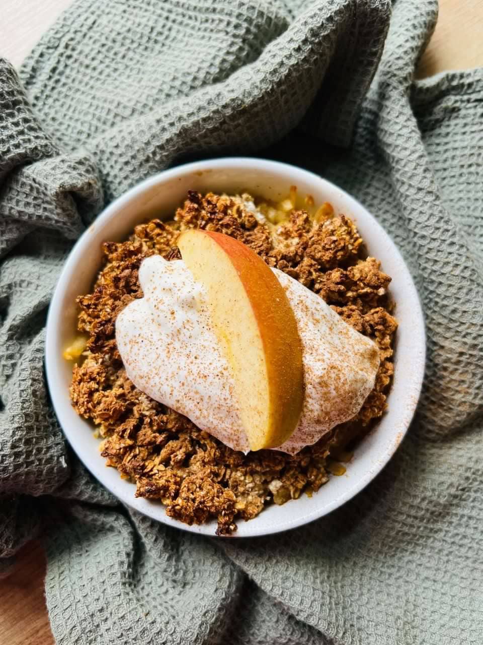 Frukostpaj med äpple