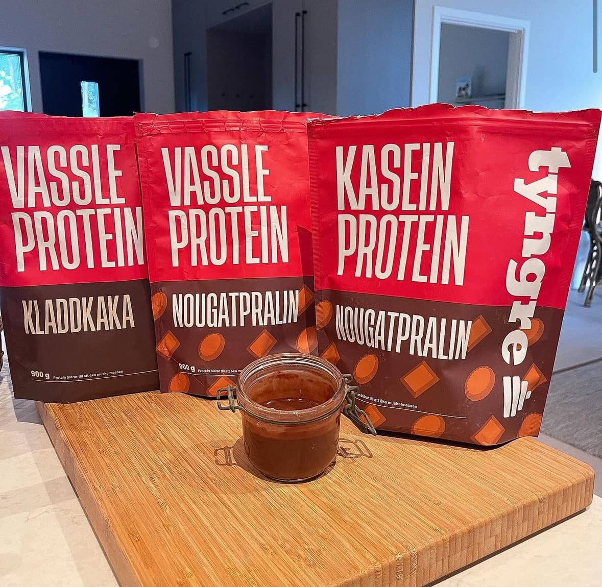 Proteinrik chokladsås