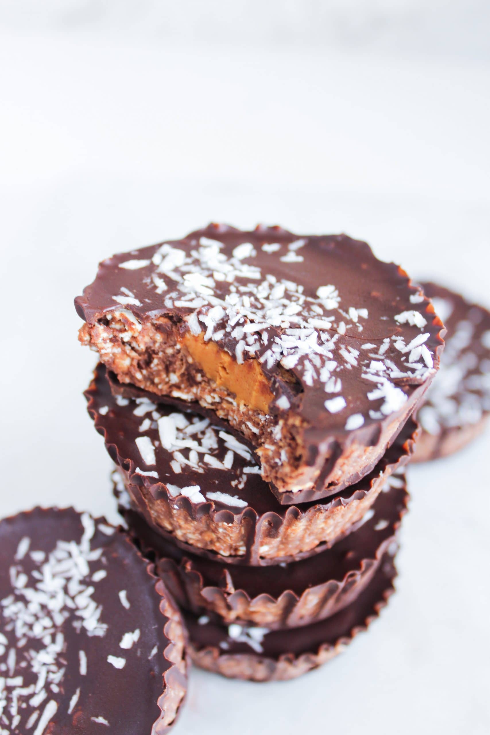Chokladboll i peanut butter cups
