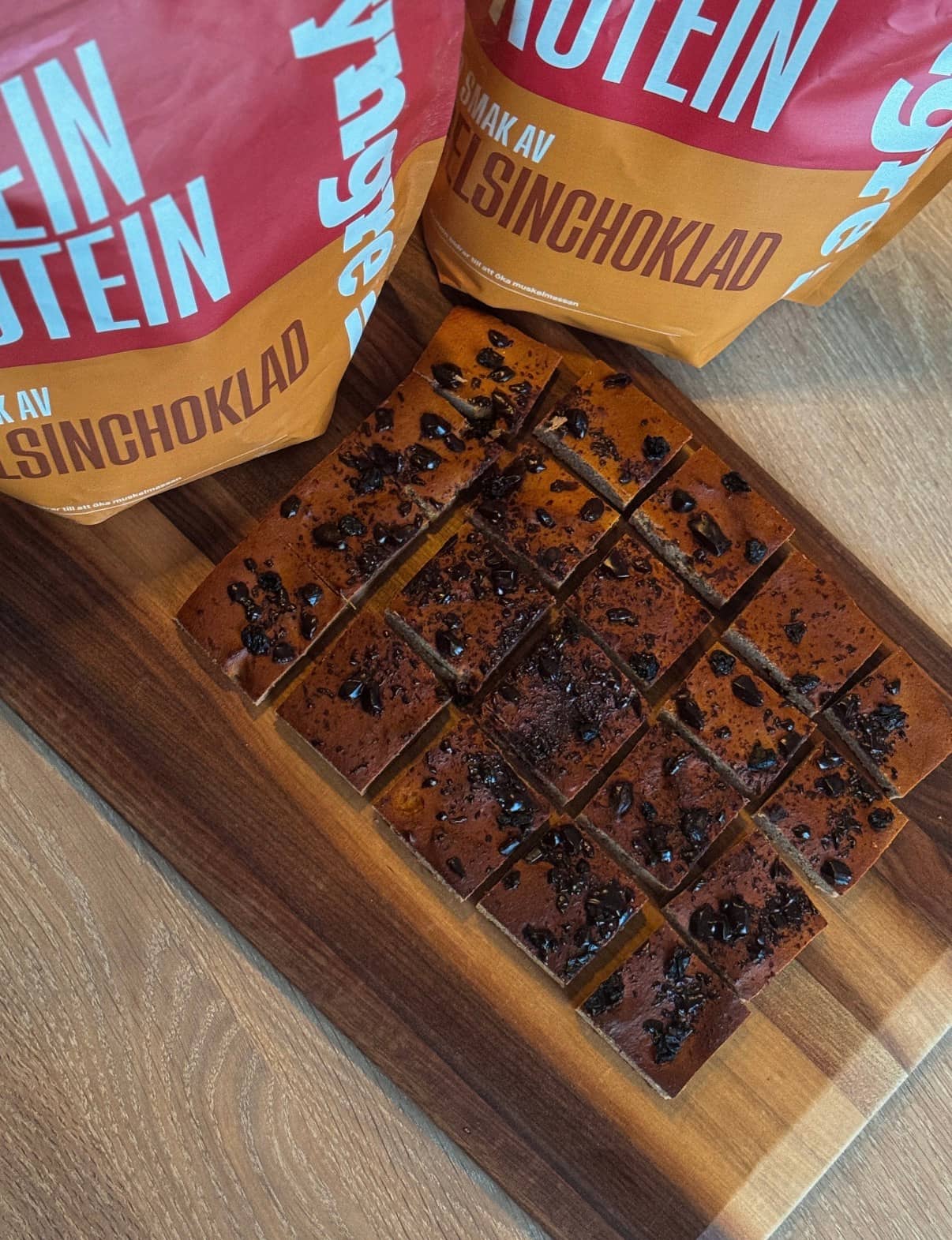 Snabb apelsinchokladkaka med banan vassle apelsinchoklad