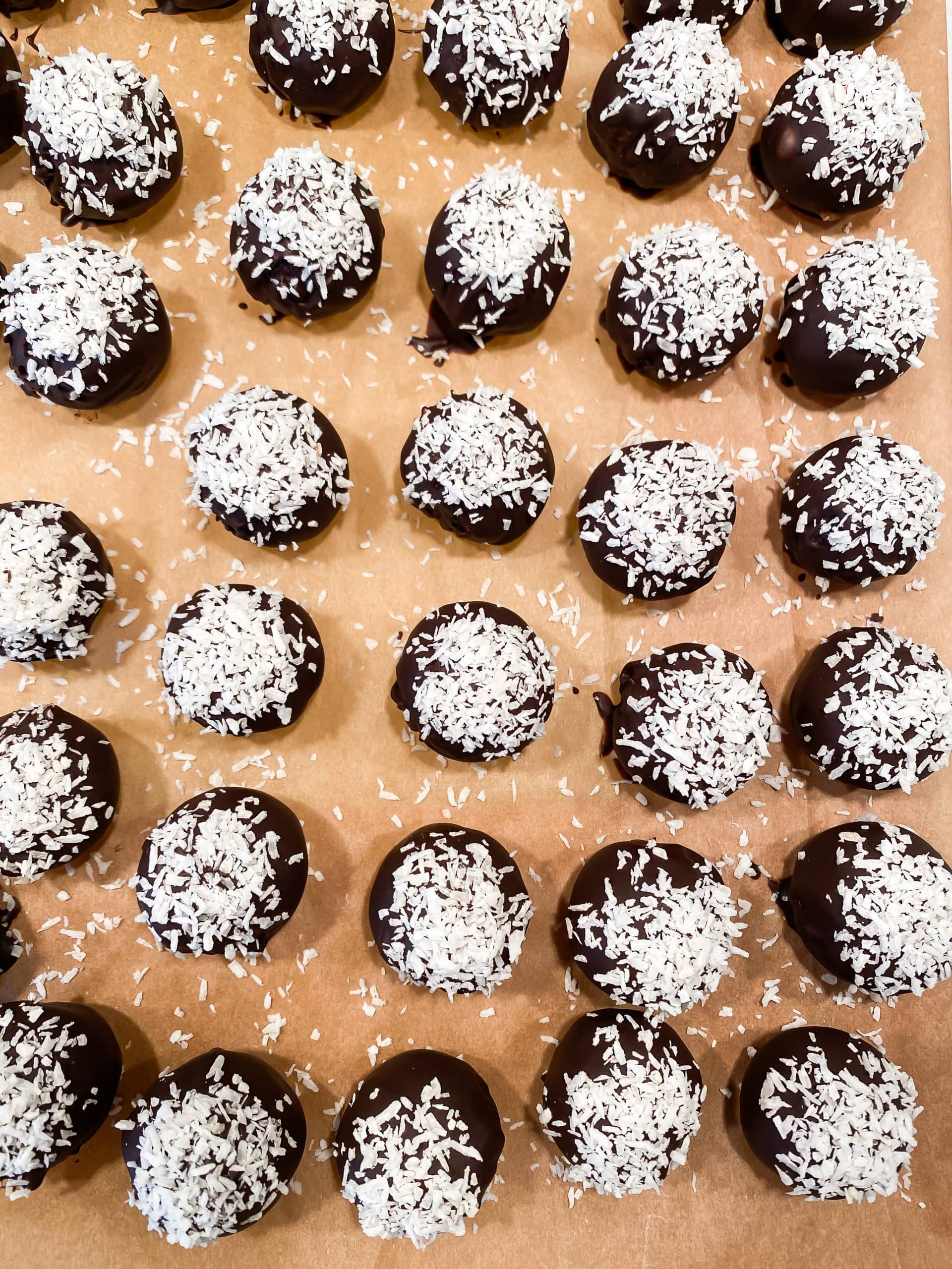 Chokladbollar med brynt smör
