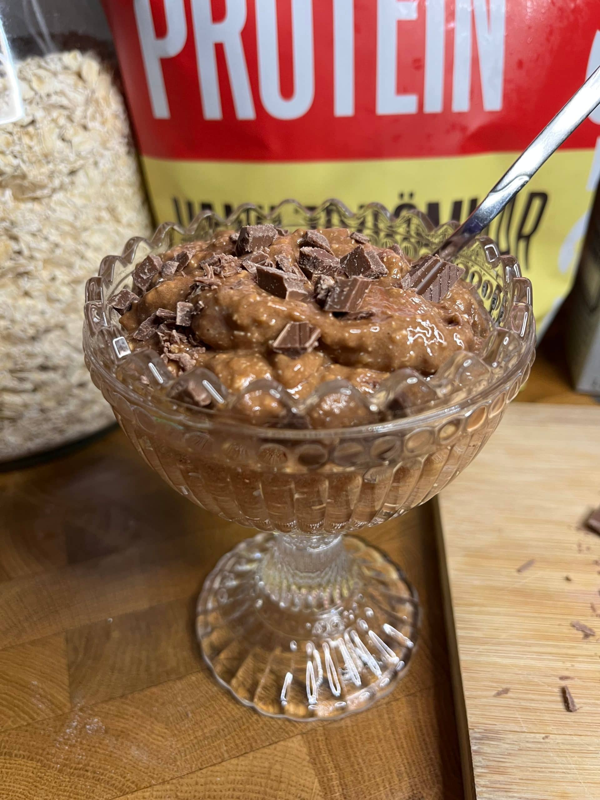 Peanutbutter & chocolate proats