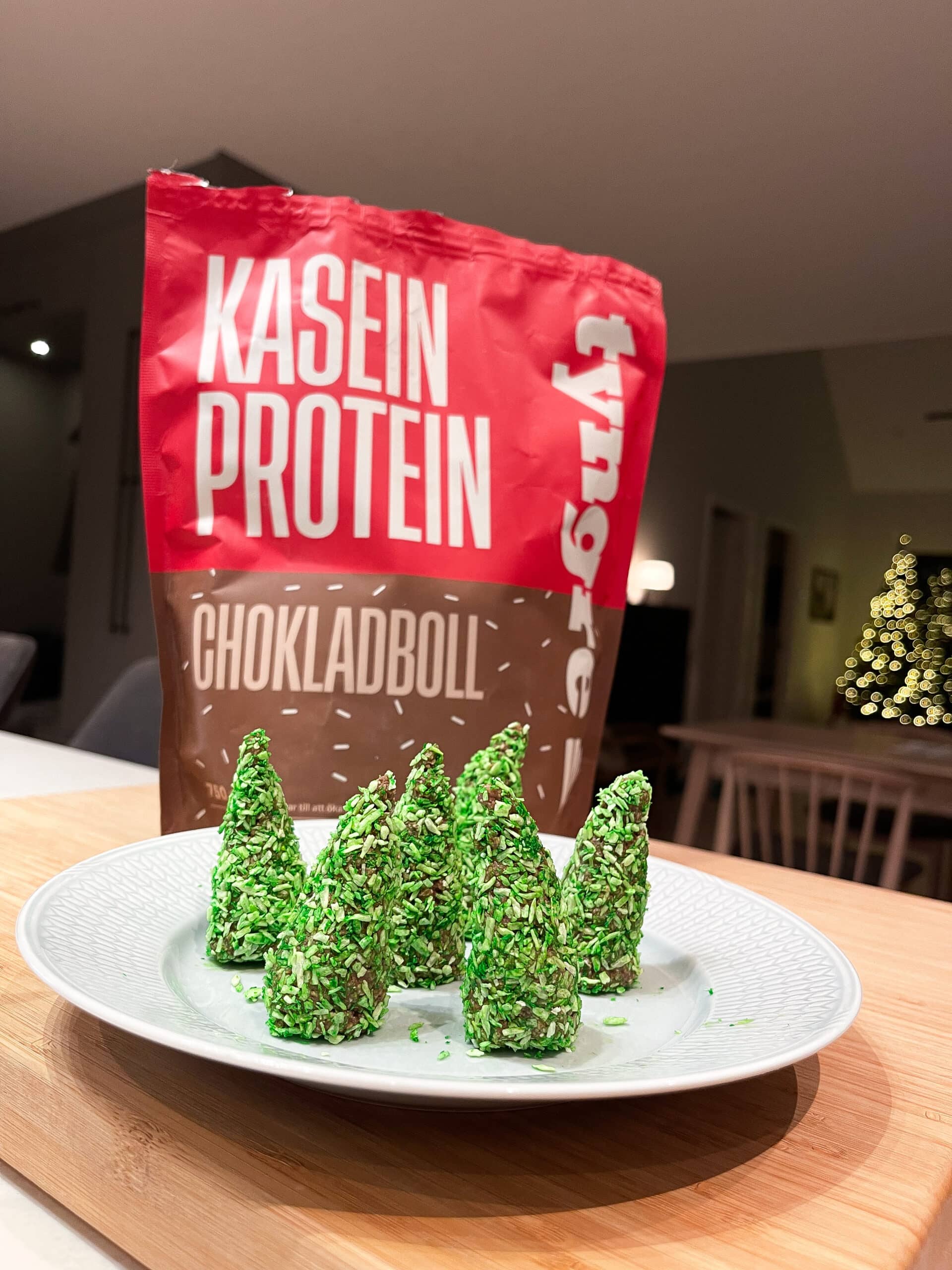 Proteinrika chokladbollsgranar