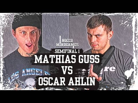 NOCCO Mind Games: Mathias Guss vs Oscar Ahlin