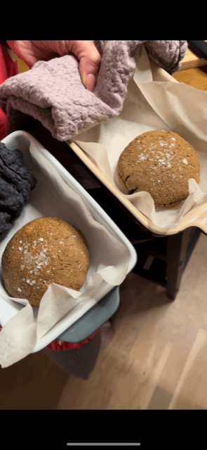 Cookies med karamell & nougat