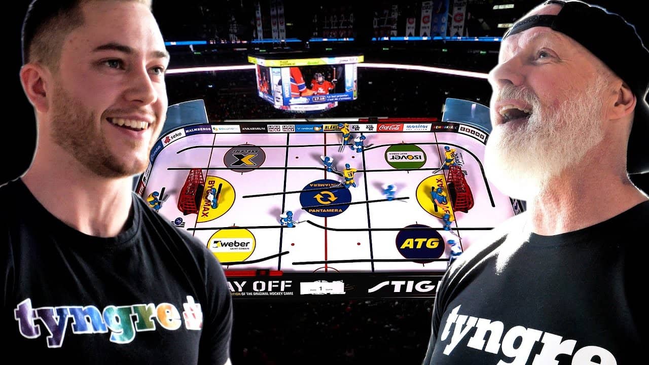 Sveriges bästa bordshockeyspelare möter Alex