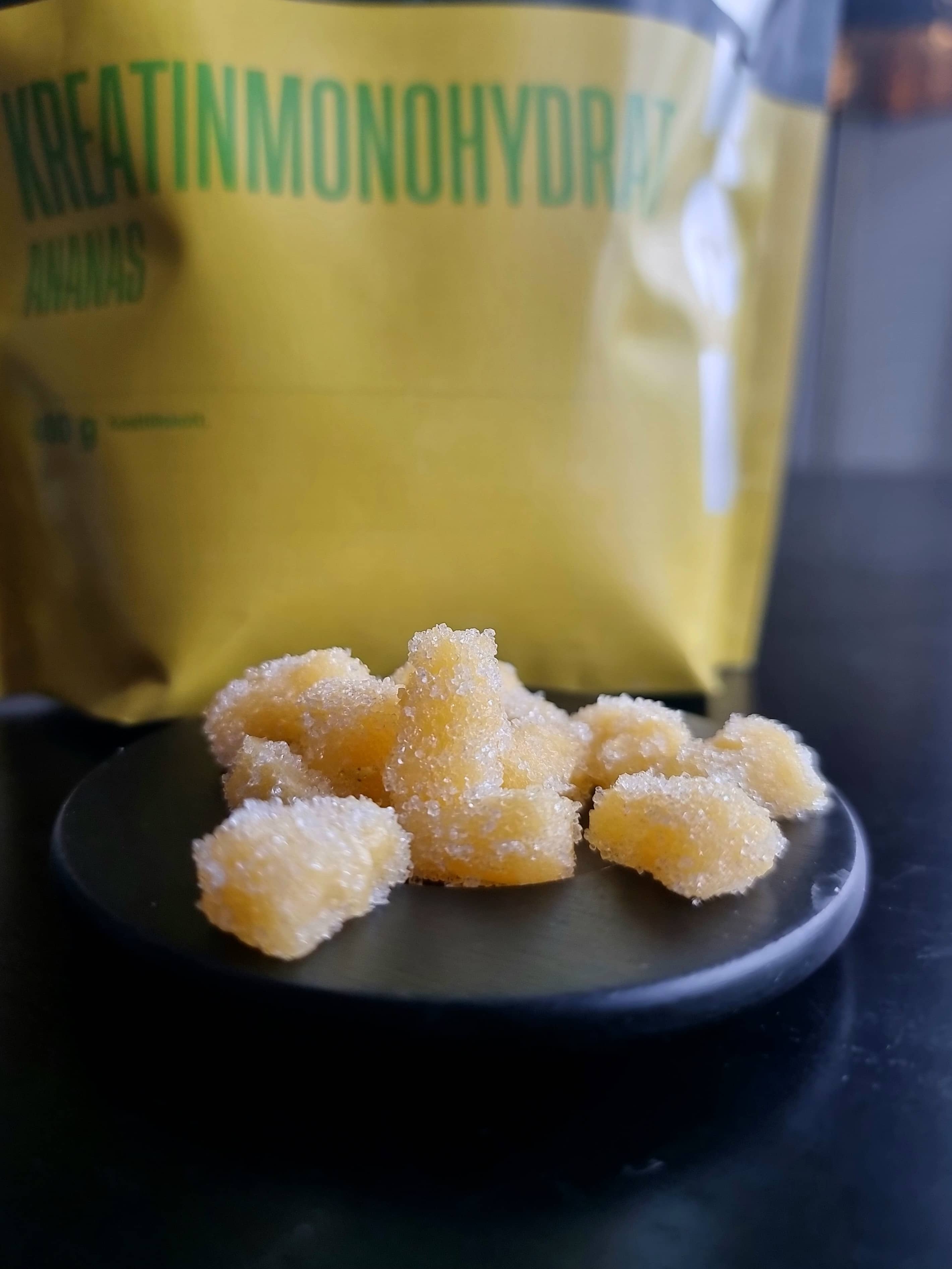 Hemmagjorda kreatin gummies kreatin ananas 