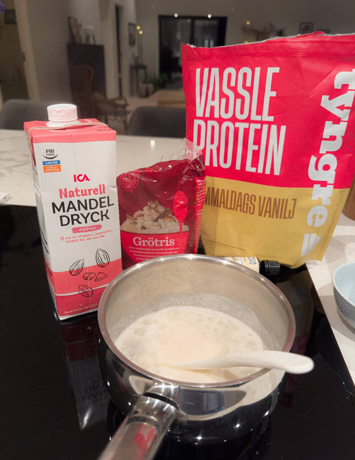 Proteinrik risgrynsgröt 