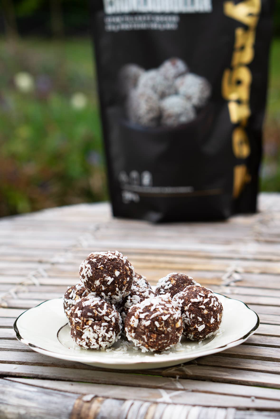 Enkla proteinrika chokladbollar chokladbollsmix
