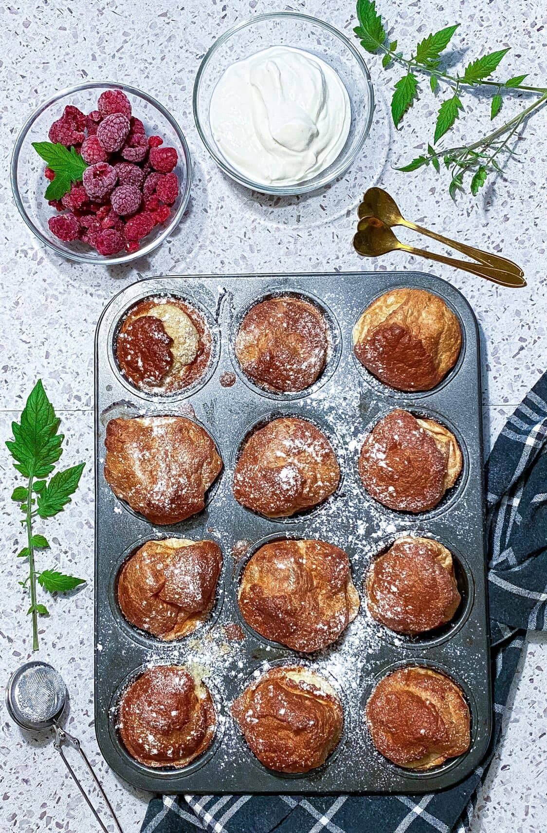 Proteinrika pannkaksmuffins
