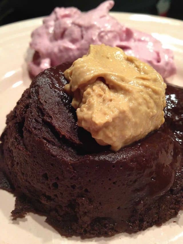 Proteinrik mugcake kladdkaka