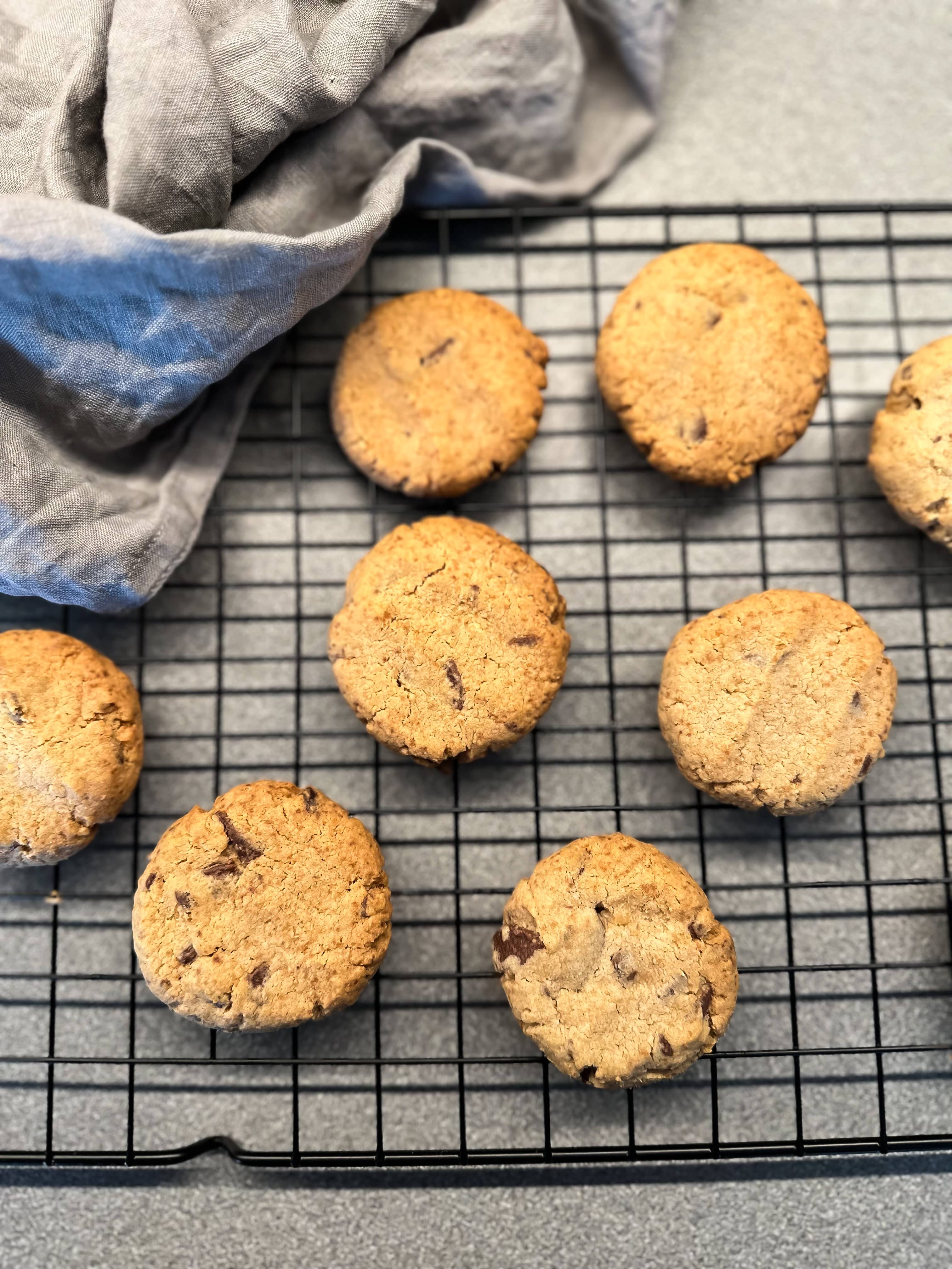 Chocolate chip protein cookies