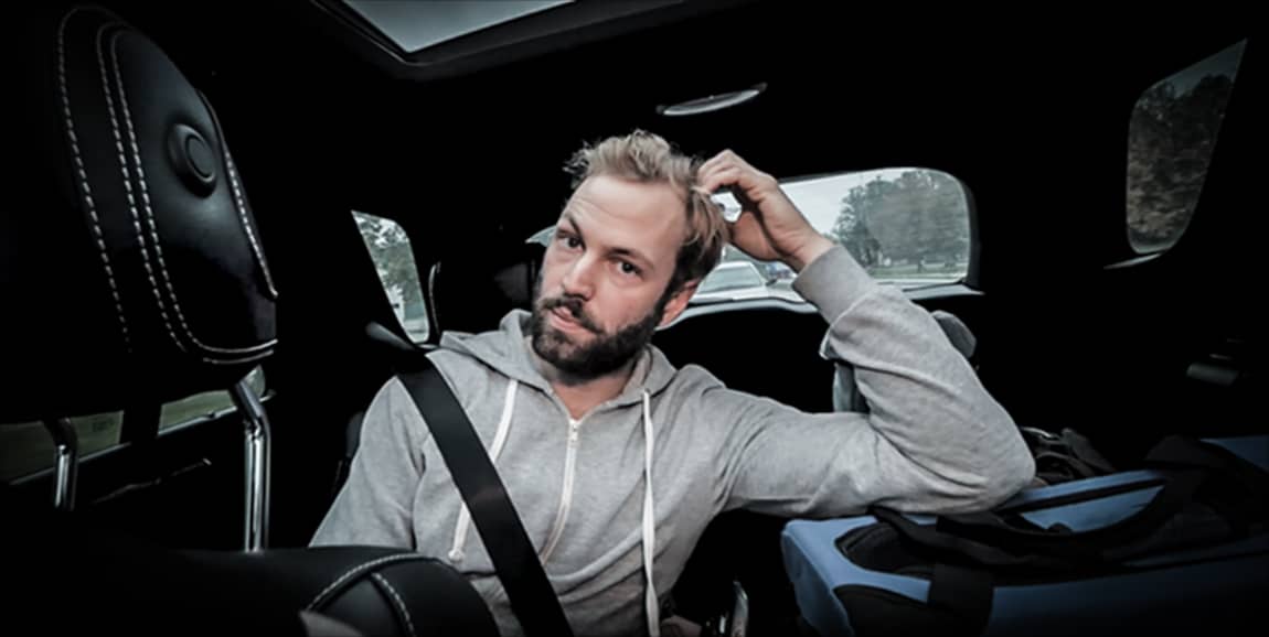 Manne Forssberg tränar strongman hos Johannes Årsjö