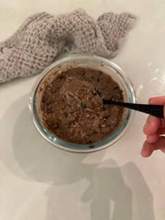 Proteinrik overnight oats med krämig choklad creamy rich chocolate
