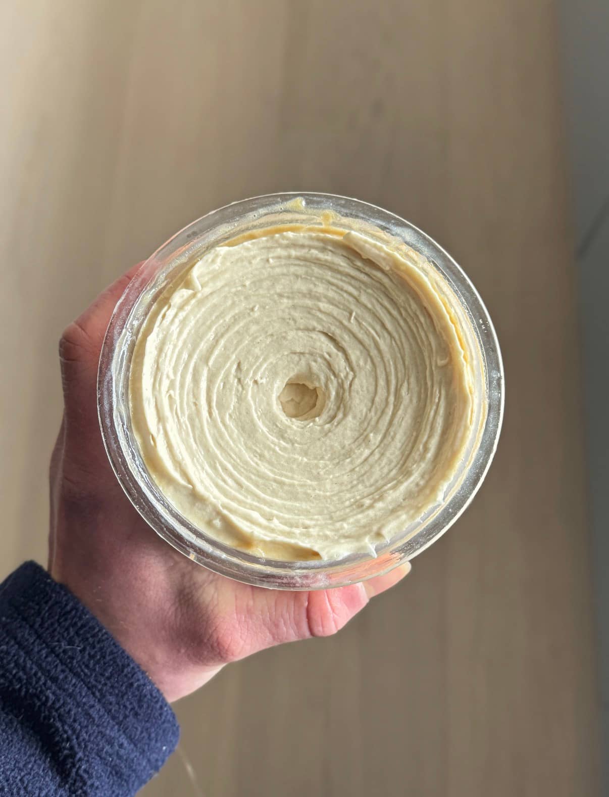 Proteinglass med smak av semla vassle mjukglass 