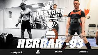 Distansmästerskapen i Styrkelyft & Bänkpress - Herrar -93