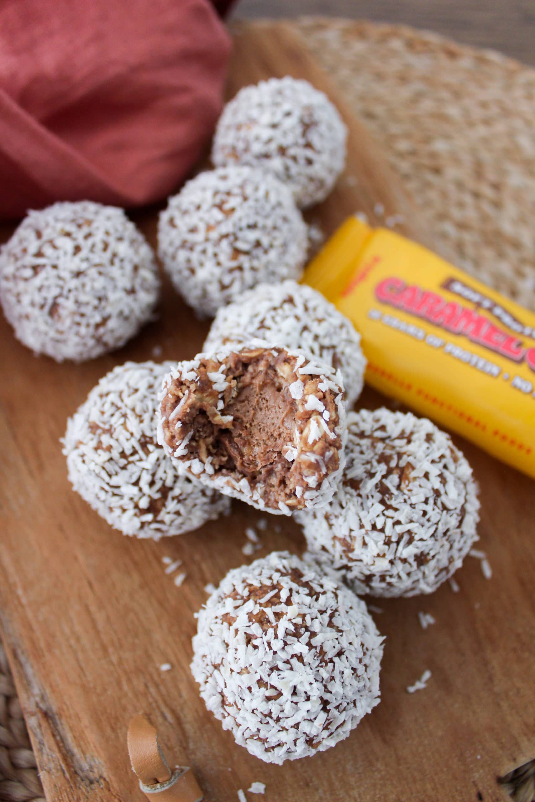 Proteinbollar med kolagömma