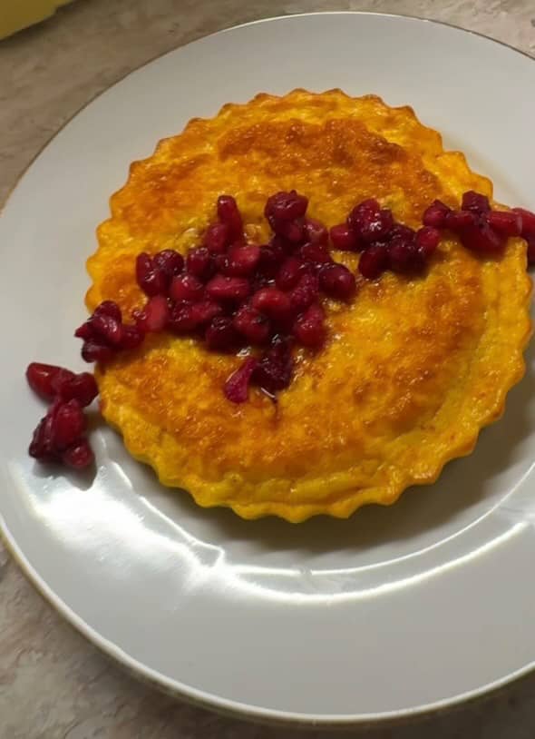 Proteinrik saffranskladdkaka
