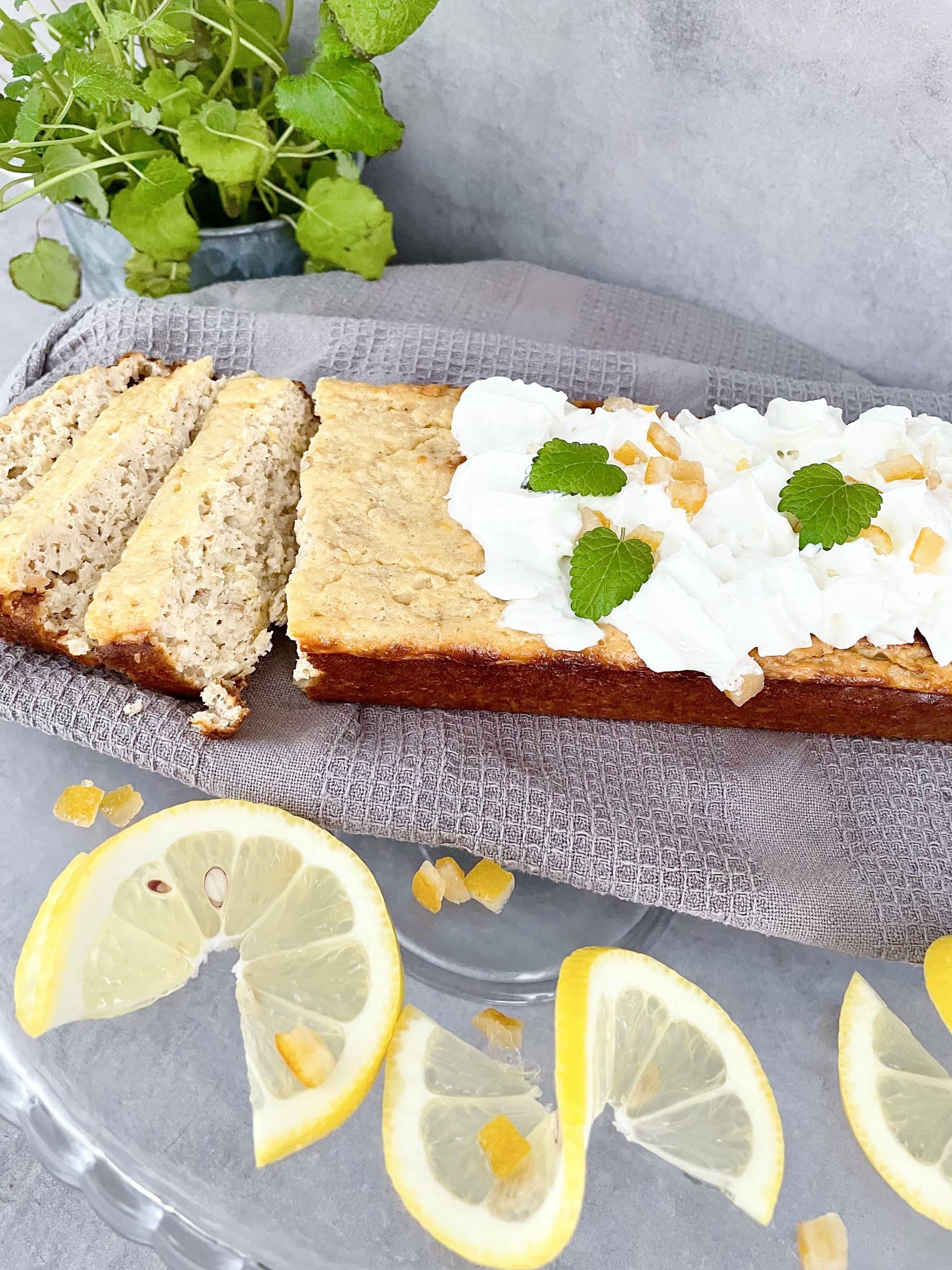 Sockerfri citronkaka