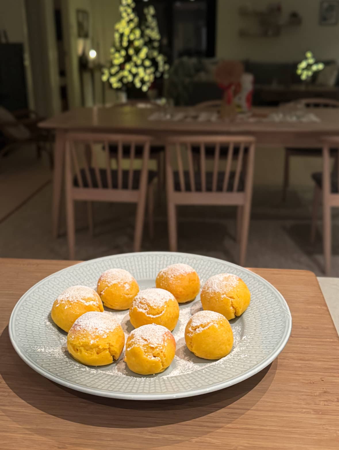 Släta och proteinrika saffransbullar kasein vaniljdrömmar