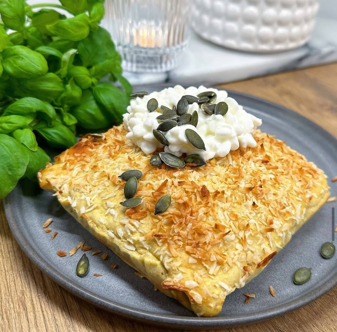 Proteinrik och ugnsbakad gröt 