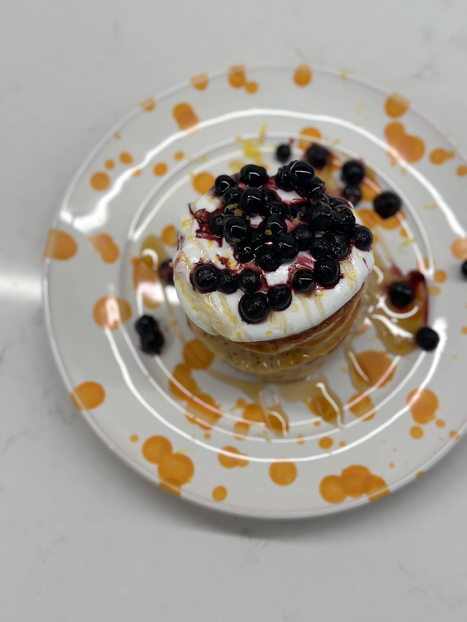 Pannkakor med citron- & vallmofrön