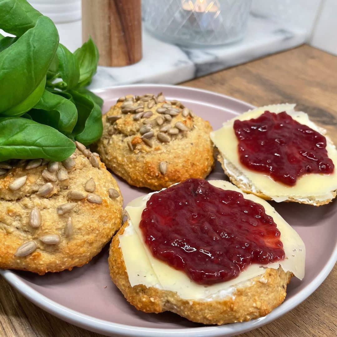 proteinrika bananscones