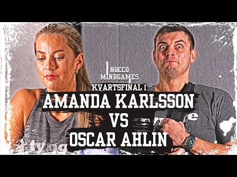 NOCCO Mind Games: Amanda Karlsson vs Oscar Ahlin