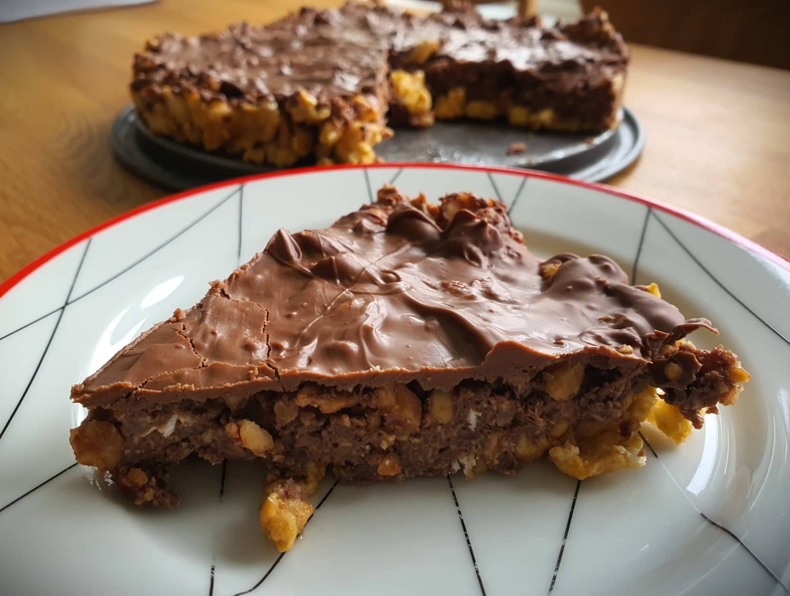 Proteinrik snickerskaka